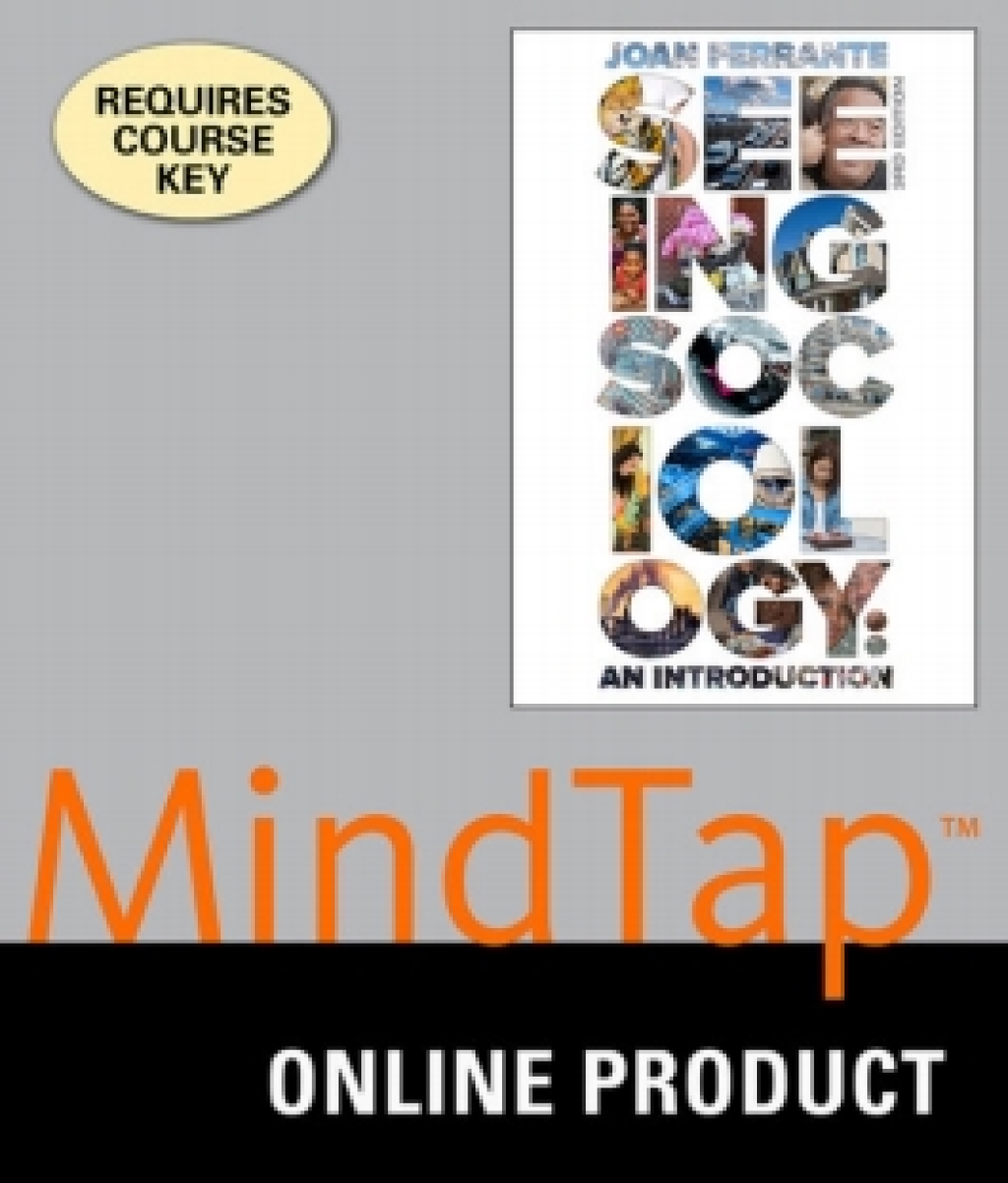 MindTap Sociology (powered by Knewton) for Ferrante's Seeing Socioloogy: An Introduction, 3rd Edition, [Instant Access], 1 term (6 months) 3rd Edition â€“ PDF/EPUB Version Downloadable